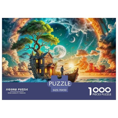 Fantasie Nacht Szene 1000 Teile Puzzle Für Erwachsene Und Kinder Ab 12 Jahren Herausforderndes Premium Quality Familienspiel Geschenk Für Liebhaber Oder Freunde 70x50cm/1000pcs Fantasie Nacht Szene 1000 Teile Puzzle Für Erwachsene Und Kinder Ab 12 Jahren Herausforderndes Premium Quality Familienspiel Geschenk Für Liebhaber Oder Freunde 70x50cm/1000pcs von GKWEQPQWK