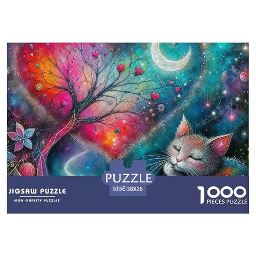 Fantasie Nacht Szene 1000 Teile Puzzle Für Erwachsene Und Kinder Herausforderndes Geschicklichkeitsspiel Für Die Ganze Familie Familienspiel Geschenk Für Liebhaber Oder Freunde 38x26cm/1000pcs Fantasie Nacht Szene 1000 Teile Puzzle Für Erwachsene Und Kinder Herausforderndes Geschicklichkeitsspiel Für Die Ganze Familie Familienspiel Geschenk Für Liebhaber Oder Freunde 38x26cm/1000pcs von GKWEQPQWK