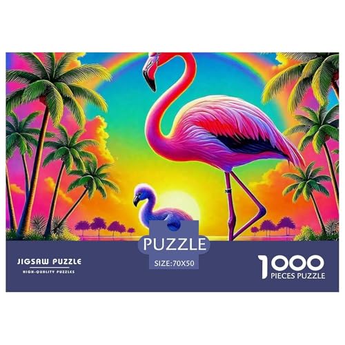 Flamingo 1000 Teilen Puzzle Für Erwachsene Und Kinder Ab 12 Jahren Herausforderndes Geschicklichkeitsspiel Für Die Ganze Familie Familienspiel Geschenk Für Liebhaber Oder Freunde 70x50cm/1000pcs Flamingo 1000 Teilen Puzzle Für Erwachsene Und Kinder Ab 12 Jahren Herausforderndes Geschicklichkeitsspiel Für Die Ganze Familie Familienspiel Geschenk Für Liebhaber Oder Freunde 70x50cm/1000pcs von GKWEQPQWK
