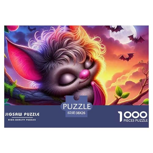 Fledermaus 1000 Teilen Puzzle Für Erwachsene Und Kinder Ab 12 Jahren Herausforderndes Geschicklichkeitsspiel Für Die Ganze Familie Familienspiel Geschenk Für Liebhaber Oder Freunde 38x26cm/1000pcs Fledermaus 1000 Teilen Puzzle Für Erwachsene Und Kinder Ab 12 Jahren Herausforderndes Geschicklichkeitsspiel Für Die Ganze Familie Familienspiel Geschenk Für Liebhaber Oder Freunde 38x26cm/1000pcs von GKWEQPQWK