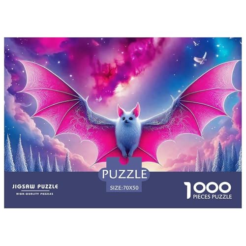 Fledermaus 1000 Teilen Puzzle Für Erwachsene Und Kinder Ab 12 Jahren Herausforderndes Premium Quality Familienspiel Geschenk Für Liebhaber Oder Freunde 70x50cm/1000pcs Fledermaus 1000 Teilen Puzzle Für Erwachsene Und Kinder Ab 12 Jahren Herausforderndes Premium Quality Familienspiel Geschenk Für Liebhaber Oder Freunde 70x50cm/1000pcs von GKWEQPQWK