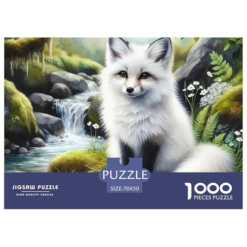 Fox 1000 Teile Puzzle Für Erwachsene Und Kinder Kreative Unterhaltung Spaß Klassisches Premium Quality Perfekt Für Spieleabende Geschenk Für Liebhaber Oder Freunde 70x50cm/1000pcs von GKWEQPQWK