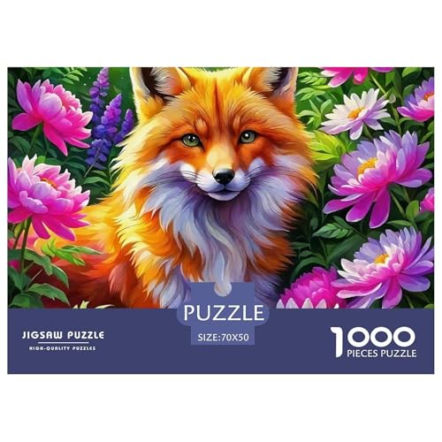 Fox 1000 Teilen Puzzle Für Erwachsene Und Kinder Ab 12 Jahren Herausforderndes Premium Quality Familienspiel Geschenk Für Liebhaber Oder Freunde 70x50cm/1000pcs Fox 1000 Teilen Puzzle Für Erwachsene Und Kinder Ab 12 Jahren Herausforderndes Premium Quality Familienspiel Geschenk Für Liebhaber Oder Freunde 70x50cm/1000pcs von GKWEQPQWK