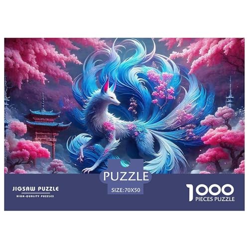 Fox 1000 Teilen Puzzle Für Erwachsene Und Kinder Herausforderndes Premium Quality Perfekt Für Spieleabende Geschenk Für Liebhaber Oder Freunde 70x50cm/1000pcs von GKWEQPQWK