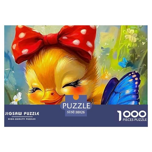 Gelbe Ente 1000 Teilen Puzzle Für Erwachsene Und Kinder Kreative Unterhaltung Spaß Klassisches Premium Quality Perfekt Für Spieleabende Geschenk Für Liebhaber Oder Freunde 38x26cm/1000pcs von GKWEQPQWK