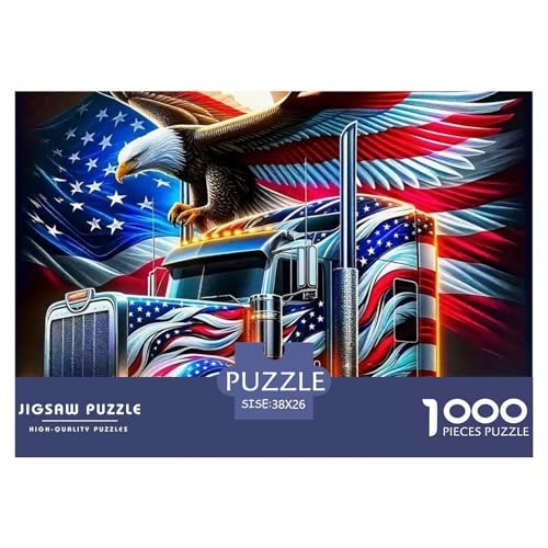 Großer LKW 1000 Teile Puzzle Für Erwachsene Und Kinder Ab 12 Jahren Herausforderndes Premium Quality Familienspiel Geschenk Für Liebhaber Oder Freunde 38x26cm/1000pcs Großer LKW 1000 Teile Puzzle Für Erwachsene Und Kinder Ab 12 Jahren Herausforderndes Premium Quality Familienspiel Geschenk Für Liebhaber Oder Freunde 38x26cm/1000pcs von GKWEQPQWK