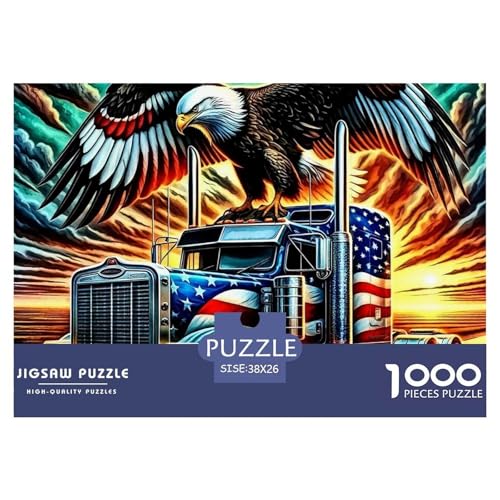 Großer LKW 1000 Teile Puzzle Für Erwachsene Und Kinder Ab 12 Jahren Herausforderndes Premium Quality Familienspiel Geschenk Für Liebhaber Oder Freunde 38x26cm/1000pcs Großer LKW 1000 Teile Puzzle Für Erwachsene Und Kinder Ab 12 Jahren Herausforderndes Premium Quality Familienspiel Geschenk Für Liebhaber Oder Freunde 38x26cm/1000pcs von GKWEQPQWK