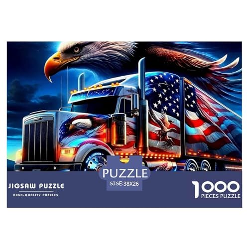 Großer LKW 1000 Teile Puzzle Für Erwachsene Und Kinder Ab 12 Jahren Herausforderndes Premium Quality Perfekt Für Spieleabende Geschenk Für Liebhaber Oder Freunde 38x26cm/1000pcs Großer LKW 1000 Teile Puzzle Für Erwachsene Und Kinder Ab 12 Jahren Herausforderndes Premium Quality Perfekt Für Spieleabende Geschenk Für Liebhaber Oder Freunde 38x26cm/1000pcs von GKWEQPQWK