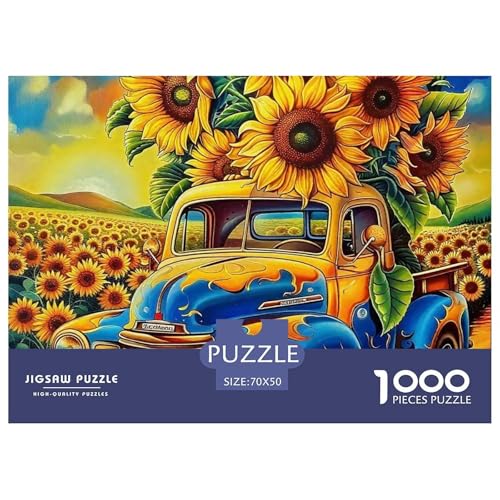 Großer LKW 1000 Teilen Puzzle Für Erwachsene Und Kinder Herausforderndes Geschicklichkeitsspiel Für Die Ganze Familie Perfekt Für Spieleabende Geschenk Für Liebhaber Oder Freunde 70x50cm/1000pcs von GKWEQPQWK
