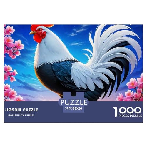 Hahn 1000 Teile Puzzle Für Erwachsene Und Kinder Ab 12 Jahren Herausforderndes Geschicklichkeitsspiel Für Die Ganze Familie Familienspiel Geschenk Für Liebhaber Oder Freunde 38x26cm/1000pcs Hahn 1000 Teile Puzzle Für Erwachsene Und Kinder Ab 12 Jahren Herausforderndes Geschicklichkeitsspiel Für Die Ganze Familie Familienspiel Geschenk Für Liebhaber Oder Freunde 38x26cm/1000pcs von GKWEQPQWK