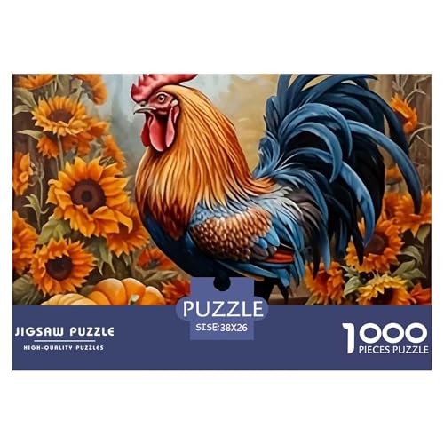 Hahn 1000 Teilen Puzzle Für Erwachsene Und Kinder Ab 12 Jahren Herausforderndes Geschicklichkeitsspiel Für Die Ganze Familie Familienspiel Geschenk Für Liebhaber Oder Freunde 38x26cm/1000pcs Hahn 1000 Teilen Puzzle Für Erwachsene Und Kinder Ab 12 Jahren Herausforderndes Geschicklichkeitsspiel Für Die Ganze Familie Familienspiel Geschenk Für Liebhaber Oder Freunde 38x26cm/1000pcs von GKWEQPQWK
