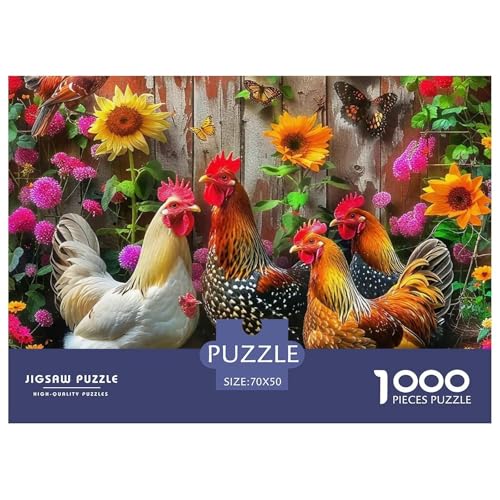 Hahn 1000 Teilen Puzzle Für Erwachsene Und Kinder Ab 12 Jahren Herausforderndes Geschicklichkeitsspiel Für Die Ganze Familie Familienspiel Geschenk Für Liebhaber Oder Freunde 70x50cm/1000pcs Hahn 1000 Teilen Puzzle Für Erwachsene Und Kinder Ab 12 Jahren Herausforderndes Geschicklichkeitsspiel Für Die Ganze Familie Familienspiel Geschenk Für Liebhaber Oder Freunde 70x50cm/1000pcs von GKWEQPQWK