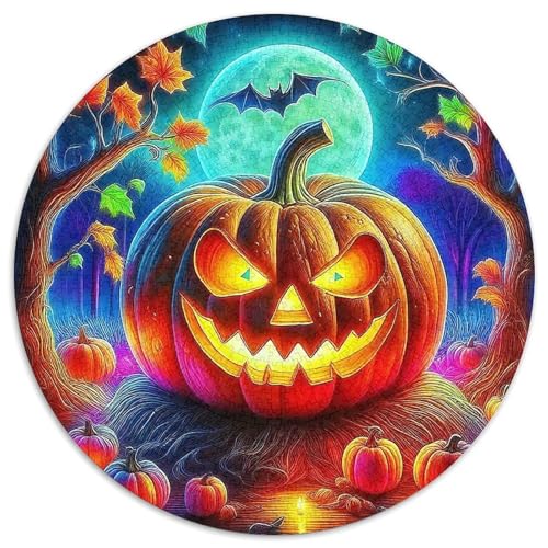 Halloween Kürbis 1000 Teile Halloween-Thema Circular Puzzles Stressabbau-Spielzeugfür Erwachsene Kinder Schwieriges Großes Pädagogisches Stressfreisetzung Spielzeug Geschenke Für Mama, 1000pcs (67.5X Halloween Kürbis 1000 Teile Halloween-Thema Circular Puzzles Stressabbau-Spielzeugfür Erwachsene Kinder Schwieriges Großes Pädagogisches Stressfreisetzung Spielzeug Geschenke Für Mama, 1000pcs (67.5X von GKWEQPQWK