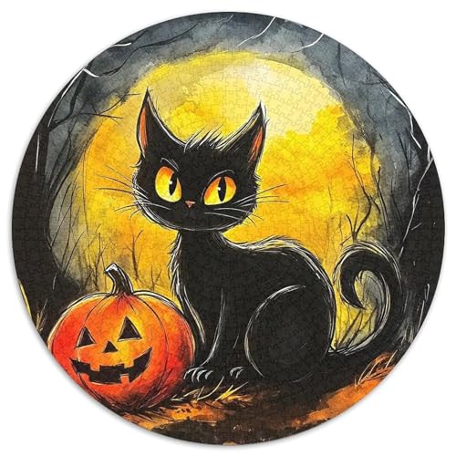 Halloween Kürbis 1000 Teile Halloween-Thema Circular Puzzles Stressabbau-Spielzeugfür Erwachsene Kinder Schwieriges Großes Pädagogisches Verringerter Druck Karton - Familienpuzzle Geschenke Für Mama, Halloween Kürbis 1000 Teile Halloween-Thema Circular Puzzles Stressabbau-Spielzeugfür Erwachsene Kinder Schwieriges Großes Pädagogisches Verringerter Druck Karton - Familienpuzzle Geschenke Für Mama, von GKWEQPQWK
