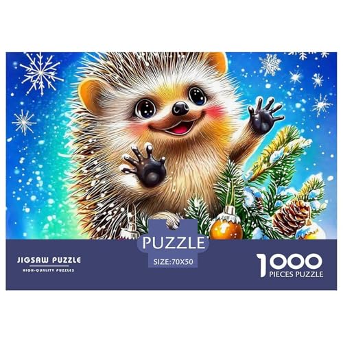 Hedgehog 1000 Teilen Puzzle Für Erwachsene Und Kinder Ab 12 Jahren Kreative Unterhaltung Spaß Klassisches Geschicklichkeitsspiel Für Die Ganze Familie Perfekt Für Spieleabende Geschenk Für Liebhaber von GKWEQPQWK