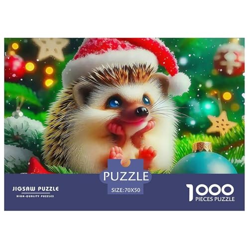Hedgehog 1000 Teilen Puzzle Für Erwachsene Und Kinder Kreative Unterhaltung Spaß Klassisches Geschicklichkeitsspiel Für Die Ganze Familie Perfekt Für Spieleabende Geschenk Für Liebhaber Oder Freunde von GKWEQPQWK