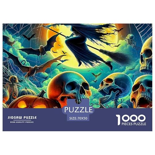 Hexe 1000 Teilen Puzzle Für Erwachsene Und Kinder Ab 12 Jahren Kreative Unterhaltung Spaß Klassisches Geschicklichkeitsspiel Für Die Ganze Familie Familienspiel Geschenk Für Liebhaber Oder Freunde 7 von GKWEQPQWK