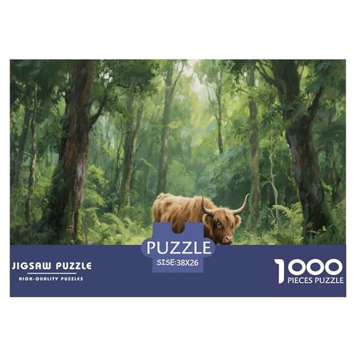 Highland Rinder 1000 Teile Puzzle Für Erwachsene Und Kinder Ab 12 Jahren Herausforderndes Premium Quality Familienspiel Geschenk Für Liebhaber Oder Freunde 38x26cm/1000pcs Highland Rinder 1000 Teile Puzzle Für Erwachsene Und Kinder Ab 12 Jahren Herausforderndes Premium Quality Familienspiel Geschenk Für Liebhaber Oder Freunde 38x26cm/1000pcs von GKWEQPQWK