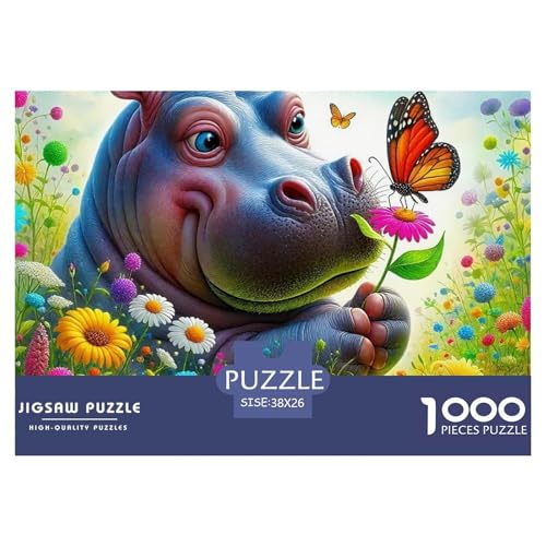 Hippopotamus 1000 Teilen Puzzle Für Erwachsene Und Kinder Ab 12 Jahren Herausforderndes Geschicklichkeitsspiel Für Die Ganze Familie Familienspiel Geschenk Für Liebhaber Oder Freunde 38x26cm/1000pcs Hippopotamus 1000 Teilen Puzzle Für Erwachsene Und Kinder Ab 12 Jahren Herausforderndes Geschicklichkeitsspiel Für Die Ganze Familie Familienspiel Geschenk Für Liebhaber Oder Freunde 38x26cm/1000pcs von GKWEQPQWK