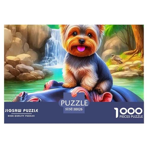 Hippopotamus 1000 Teilen Puzzle Für Erwachsene Und Kinder Ab 12 Jahren Herausforderndes Geschicklichkeitsspiel Für Die Ganze Familie Perfekt Für Spieleabende Geschenk Für Liebhaber Oder Freunde 38x26 von GKWEQPQWK