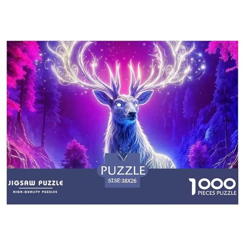 Hirsch 1000 Teile Puzzle Für Erwachsene Und Kinder Ab 12 Jahren Herausforderndes Premium Quality Perfekt Für Spieleabende Geschenk Für Liebhaber Oder Freunde 38x26cm/1000pcs Hirsch 1000 Teile Puzzle Für Erwachsene Und Kinder Ab 12 Jahren Herausforderndes Premium Quality Perfekt Für Spieleabende Geschenk Für Liebhaber Oder Freunde 38x26cm/1000pcs von GKWEQPQWK