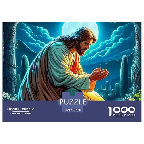 Jesus - Religion 1000 Teile Puzzle Für Erwachsene Und Kinder Ab 12 Jahren Herausforderndes Geschicklichkeitsspiel Für Die Ganze Familie Perfekt Für Spieleabende Geschenk Für Liebhaber Oder Freunde 70 von GKWEQPQWK
