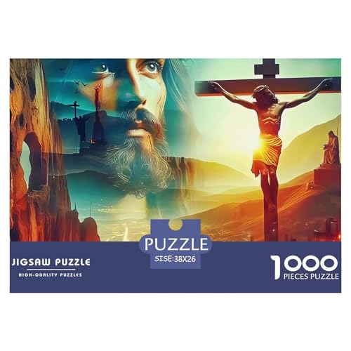 Jesus - Religion 1000 Teile Puzzle Für Erwachsene Und Kinder Ab 12 Jahren Herausforderndes Geschicklichkeitsspiel Für Die Ganze Familie Perfekt Für Spieleabende Geschenk Für Liebhaber Oder Freunde 38 von GKWEQPQWK