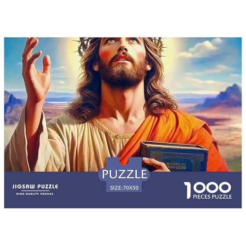 Jesus - Religion 1000 Teile Puzzle Für Erwachsene Und Kinder Ab 12 Jahren Herausforderndes Geschicklichkeitsspiel Für Die Ganze Familie Perfekt Für Spieleabende Geschenk Für Liebhaber Oder Freunde 70 von GKWEQPQWK