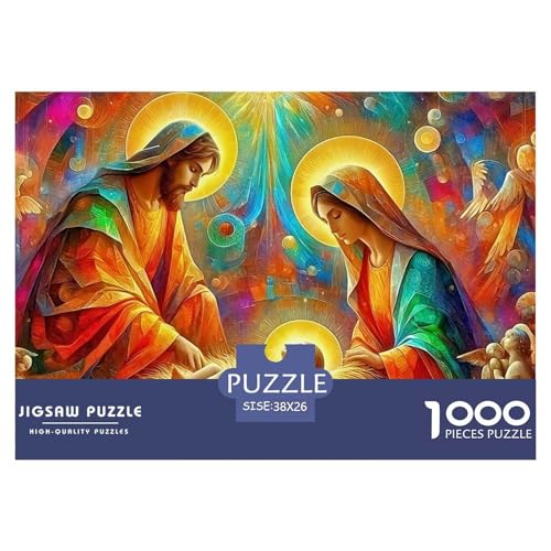 Jesus - Religion 1000 Teilen Puzzle Für Erwachsene Und Kinder Ab 12 Jahren Kreative Unterhaltung Spaß Klassisches Geschicklichkeitsspiel Für Die Ganze Familie Perfekt Für Spieleabende Geschenk Für Li von GKWEQPQWK
