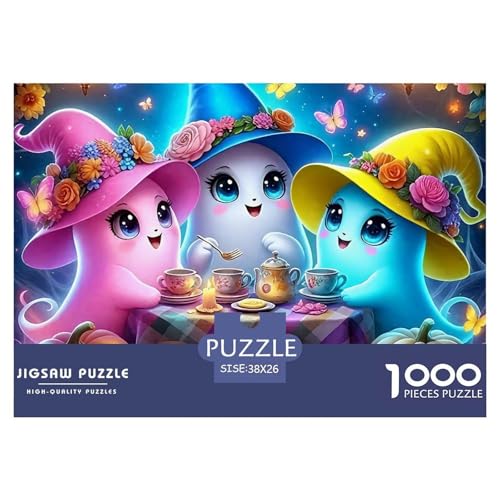 Jumbie Kürbisse 1000 Teile Puzzle Für Erwachsene Und Kinder Ab 12 Jahren Kreative Unterhaltung Spaß Klassisches Premium Quality Perfekt Für Spieleabende Geschenk Für Liebhaber Oder Freunde 38x26cm/10 von GKWEQPQWK