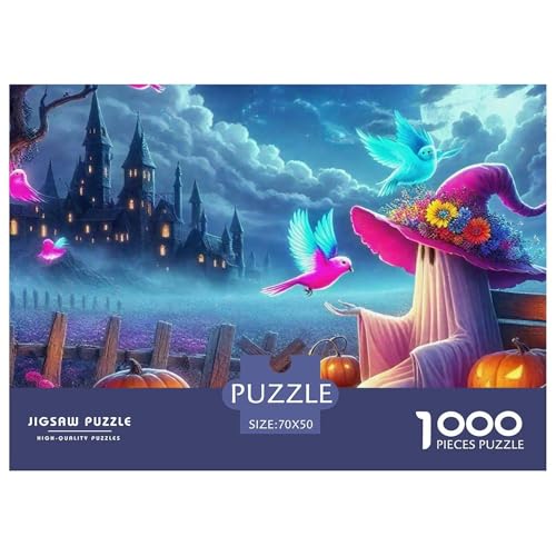 Jumbie Kürbisse 1000 Teilen Puzzle Für Erwachsene Und Kinder Ab 12 Jahren Herausforderndes Premium Quality Familienspiel Geschenk Für Liebhaber Oder Freunde 70x50cm/1000pcs von GKWEQPQWK