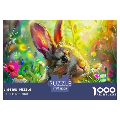 Kaninchen 1000 Teile Puzzle Für Erwachsene Und Kinder Ab 12 Jahren Herausforderndes Premium Quality Familienspiel Geschenk Für Liebhaber Oder Freunde 38x26cm/1000pcs Kaninchen 1000 Teile Puzzle Für Erwachsene Und Kinder Ab 12 Jahren Herausforderndes Premium Quality Familienspiel Geschenk Für Liebhaber Oder Freunde 38x26cm/1000pcs von GKWEQPQWK