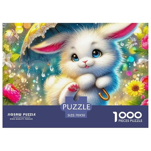 Kaninchen 1000 Teilen Puzzle Für Erwachsene Und Kinder Ab 12 Jahren Herausforderndes Premium Quality Familienspiel Geschenk Für Liebhaber Oder Freunde 70x50cm/1000pcs Kaninchen 1000 Teilen Puzzle Für Erwachsene Und Kinder Ab 12 Jahren Herausforderndes Premium Quality Familienspiel Geschenk Für Liebhaber Oder Freunde 70x50cm/1000pcs von GKWEQPQWK