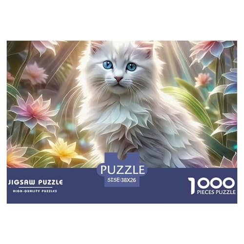 Katze 1000 Teilen Puzzle Für Erwachsene Und Kinder Ab 12 Jahren Kreative Unterhaltung Spaß Klassisches Geschicklichkeitsspiel Für Die Ganze Familie Perfekt Für Spieleabende Geschenk Für Liebhaber Oder von GKWEQPQWK