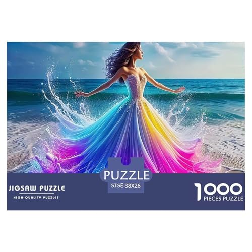 Kleid Schönheit 1000 Teile Puzzle Für Erwachsene Und Kinder Ab 12 Jahren Herausforderndes Premium Quality Familienspiel Geschenk Für Liebhaber Oder Freunde 38x26cm/1000pcs Kleid Schönheit 1000 Teile Puzzle Für Erwachsene Und Kinder Ab 12 Jahren Herausforderndes Premium Quality Familienspiel Geschenk Für Liebhaber Oder Freunde 38x26cm/1000pcs von GKWEQPQWK