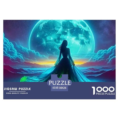 Kleid Schönheit 1000 Teilen Puzzle Für Erwachsene Und Kinder Herausforderndes Geschicklichkeitsspiel Für Die Ganze Familie Familienspiel Geschenk Für Liebhaber Oder Freunde 38x26cm/1000pcs von GKWEQPQWK