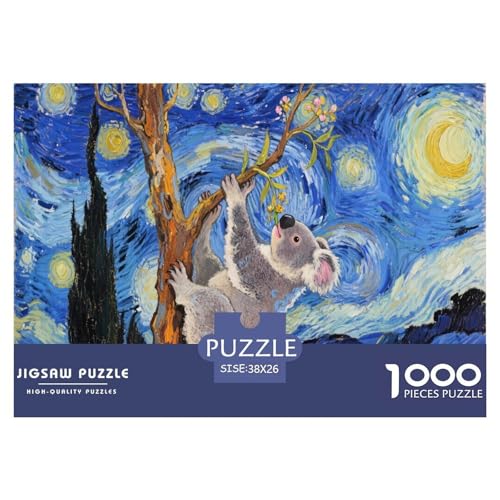 Koala 1000 Teile Puzzle Für Erwachsene Und Kinder Ab 12 Jahren Kreative Unterhaltung Spaß Klassisches Premium Quality Perfekt Für Spieleabende Geschenk Für Liebhaber Oder Freunde 38x26cm/1000pcs von GKWEQPQWK