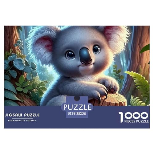Koala 1000 Teilen Puzzle Für Erwachsene Und Kinder Kreative Unterhaltung Spaß Klassisches Geschicklichkeitsspiel Für Die Ganze Familie Familienspiel Geschenk Für Liebhaber Oder Freunde 38x26cm/1000pc von GKWEQPQWK