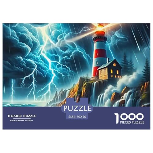 Leuchtturm 1000 Teile Puzzle Für Erwachsene Und Kinder Ab 12 Jahren Herausforderndes Premium Quality Familienspiel Geschenk Für Liebhaber Oder Freunde 70x50cm/1000pcs Leuchtturm 1000 Teile Puzzle Für Erwachsene Und Kinder Ab 12 Jahren Herausforderndes Premium Quality Familienspiel Geschenk Für Liebhaber Oder Freunde 70x50cm/1000pcs von GKWEQPQWK