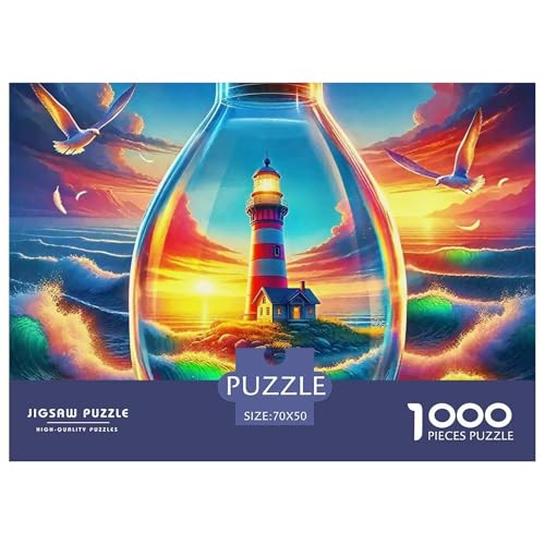 Leuchtturm 1000 Teilen Puzzle Für Erwachsene Und Kinder Ab 12 Jahren Herausforderndes Geschicklichkeitsspiel Für Die Ganze Familie Familienspiel Geschenk Für Liebhaber Oder Freunde 70x50cm/1000pcs Leuchtturm 1000 Teilen Puzzle Für Erwachsene Und Kinder Ab 12 Jahren Herausforderndes Geschicklichkeitsspiel Für Die Ganze Familie Familienspiel Geschenk Für Liebhaber Oder Freunde 70x50cm/1000pcs von GKWEQPQWK