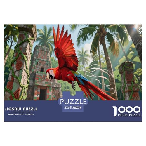 Macaw 1000 Teilen Puzzle Für Erwachsene Und Kinder Ab 12 Jahren Herausforderndes Geschicklichkeitsspiel Für Die Ganze Familie Familienspiel Geschenk Für Liebhaber Oder Freunde 38x26cm/1000pcs Macaw 1000 Teilen Puzzle Für Erwachsene Und Kinder Ab 12 Jahren Herausforderndes Geschicklichkeitsspiel Für Die Ganze Familie Familienspiel Geschenk Für Liebhaber Oder Freunde 38x26cm/1000pcs von GKWEQPQWK