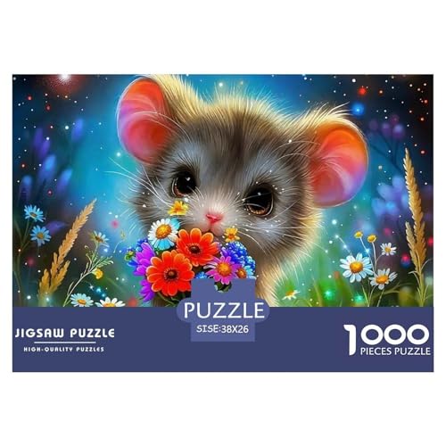 Maus 1000 Teile Puzzle Für Erwachsene Und Kinder Ab 12 Jahren Herausforderndes Premium Quality Familienspiel Geschenk Für Liebhaber Oder Freunde 38x26cm/1000pcs Maus 1000 Teile Puzzle Für Erwachsene Und Kinder Ab 12 Jahren Herausforderndes Premium Quality Familienspiel Geschenk Für Liebhaber Oder Freunde 38x26cm/1000pcs von GKWEQPQWK