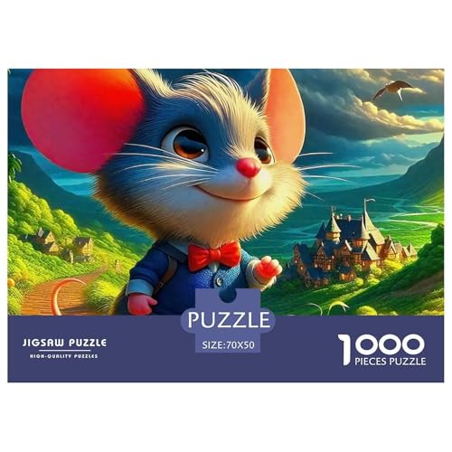 Maus 1000 Teile Puzzle Für Erwachsene Und Kinder Ab 12 Jahren Herausforderndes Premium Quality Familienspiel Geschenk Für Liebhaber Oder Freunde 70x50cm/1000pcs Maus 1000 Teile Puzzle Für Erwachsene Und Kinder Ab 12 Jahren Herausforderndes Premium Quality Familienspiel Geschenk Für Liebhaber Oder Freunde 70x50cm/1000pcs von GKWEQPQWK