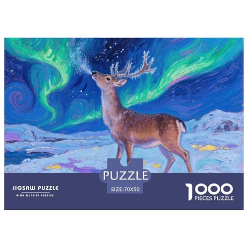 Milu Hirsch 1000 Teile Puzzle Für Erwachsene Und Kinder Herausforderndes Geschicklichkeitsspiel Für Die Ganze Familie Familienspiel Geschenk Für Liebhaber Oder Freunde 70x50cm/1000pcs Milu Hirsch 1000 Teile Puzzle Für Erwachsene Und Kinder Herausforderndes Geschicklichkeitsspiel Für Die Ganze Familie Familienspiel Geschenk Für Liebhaber Oder Freunde 70x50cm/1000pcs von GKWEQPQWK