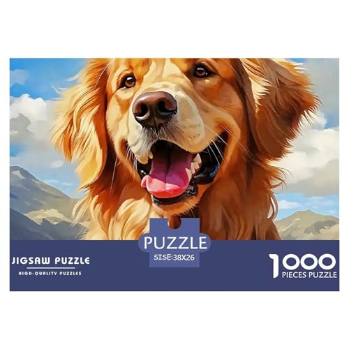 Netter Hund 1000 Teile Puzzle Für Erwachsene Und Kinder Ab 12 Jahren Herausforderndes Premium Quality Familienspiel Geschenk Für Liebhaber Oder Freunde 38x26cm/1000pcs Netter Hund 1000 Teile Puzzle Für Erwachsene Und Kinder Ab 12 Jahren Herausforderndes Premium Quality Familienspiel Geschenk Für Liebhaber Oder Freunde 38x26cm/1000pcs von GKWEQPQWK