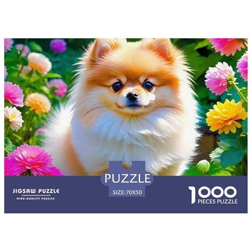 Netter Hund 1000 Teile Puzzle Für Erwachsene Und Kinder Ab 12 Jahren Kreative Unterhaltung Spaß Klassisches Premium Quality Perfekt Für Spieleabende Geschenk Für Liebhaber Oder Freunde 70x50cm/1000pcs von GKWEQPQWK