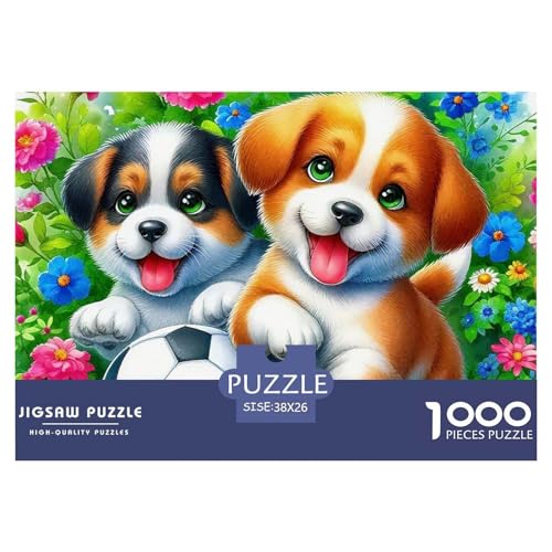 Netter Hund 1000 Teile Puzzle Für Erwachsene Und Kinder Kreative Unterhaltung Spaß Klassisches Premium Quality Perfekt Für Spieleabende Geschenk Für Liebhaber Oder Freunde 38x26cm/1000pcs Netter Hund 1000 Teile Puzzle Für Erwachsene Und Kinder Kreative Unterhaltung Spaß Klassisches Premium Quality Perfekt Für Spieleabende Geschenk Für Liebhaber Oder Freunde 38x26cm/1000pcs von GKWEQPQWK