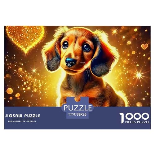 Netter Hund 1000 Teilen Puzzle Für Erwachsene Und Kinder Ab 12 Jahren Herausforderndes Geschicklichkeitsspiel Für Die Ganze Familie Familienspiel Geschenk Für Liebhaber Oder Freunde 38x26cm/1000pcs Netter Hund 1000 Teilen Puzzle Für Erwachsene Und Kinder Ab 12 Jahren Herausforderndes Geschicklichkeitsspiel Für Die Ganze Familie Familienspiel Geschenk Für Liebhaber Oder Freunde 38x26cm/1000pcs von GKWEQPQWK