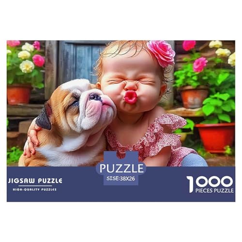 Netter Hund 1000 Teilen Puzzle Für Erwachsene Und Kinder Herausforderndes Premium Quality Familienspiel Geschenk Für Liebhaber Oder Freunde 38x26cm/1000pcs Netter Hund 1000 Teilen Puzzle Für Erwachsene Und Kinder Herausforderndes Premium Quality Familienspiel Geschenk Für Liebhaber Oder Freunde 38x26cm/1000pcs von GKWEQPQWK