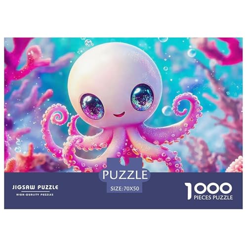 Octopus 1000 Teilen Puzzle Für Erwachsene Und Kinder Ab 12 Jahren Kreative Unterhaltung Spaß Klassisches Geschicklichkeitsspiel Für Die Ganze Familie Familienspiel Geschenk Für Liebhaber Oder Freunde von GKWEQPQWK
